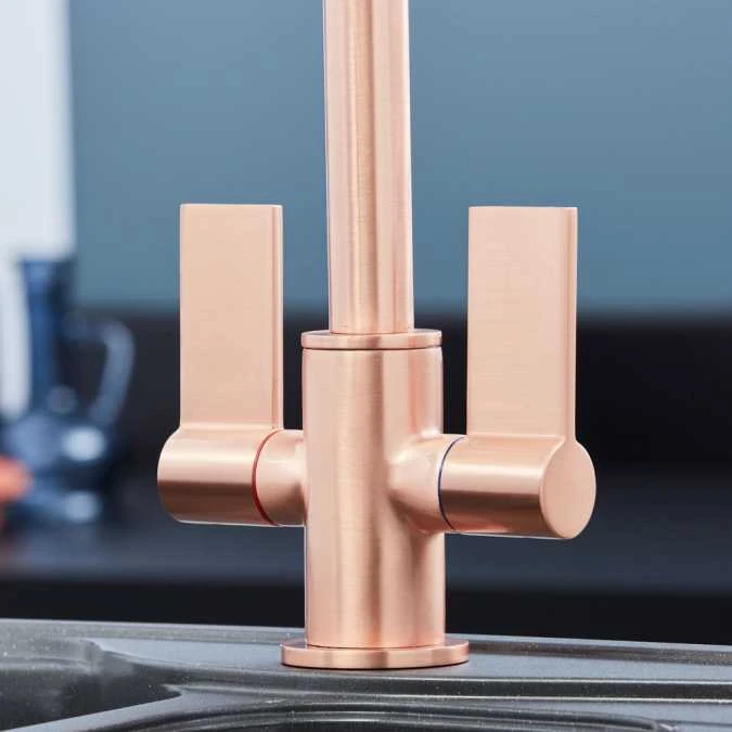 Malton Copper Monobloc Kitchen Mixer Tap 2 Malton Copper Monobloc Kitchen Mixer Tap - Image 2