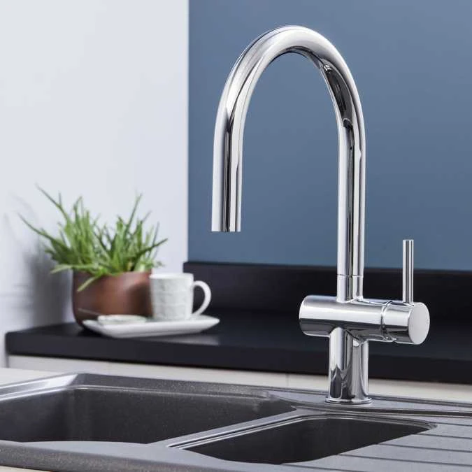 Rievaulx Chrome Pull Out Kitchen Sink Mixer Tap 2 Rievaulx Chrome Pull Out Kitchen Sink Mixer Tap - Image 2