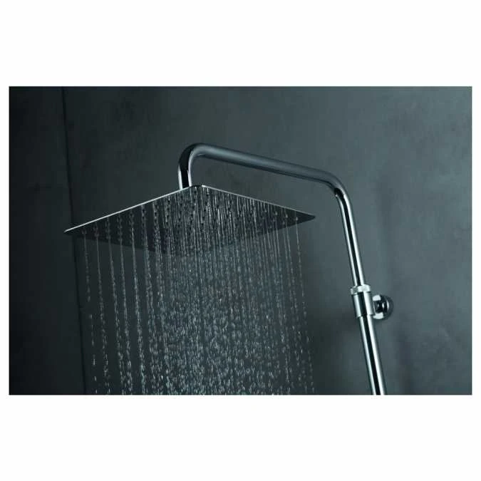 Vema Matt Black Thermostatic Shower Column Fixed Head & Riser 3 Vema Matt Black Thermostatic Shower Column Fixed Head & Riser - Image 3