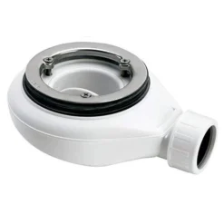 Essenza 900 X 900mm Graphite Slate Shower Tray - Cut To Size -Roman Sales wWASTE LOOK 1 2 1