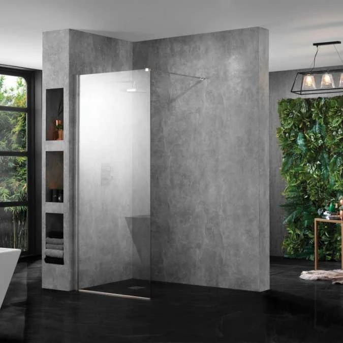 Aquadart 700mm Wetroom 10 Shower Screen 1 Aquadart 700mm Wetroom 10 Shower Screen