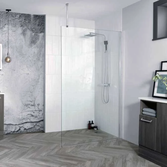 Aquadart 1000mm Wetroom 8 Shower Screen 1 Aquadart 1000mm Wetroom 8 Shower Screen
