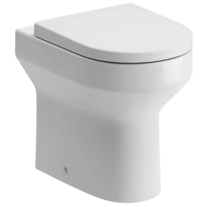Whistle Back To Wall Comfort Height Toilet & Soft Close Seat 1 Whistle Back To Wall Comfort Height Toilet & Soft Close Seat