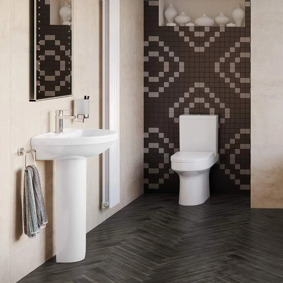 Whistle Closed Coupled Open Back Comfort Height Toilet & Soft Close Seat 2 Whistle Closed Coupled Open Back Comfort Height Toilet & Soft Close Seat - Image 2