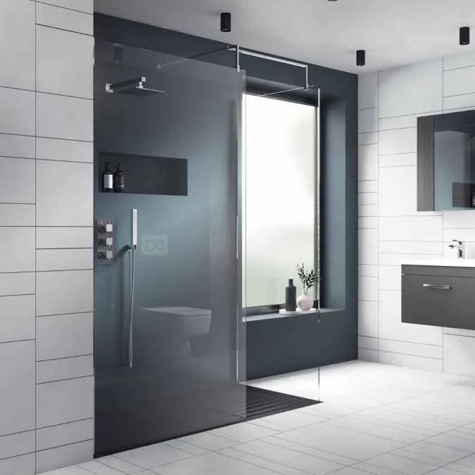 1000mm Walk In Shower Screen - Nuie 1 1000mm Walk In Shower Screen - Nuie
