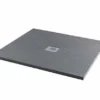 MX Minerals 1000 X 1000mm Ash Grey Slate Effect Square Shower Tray