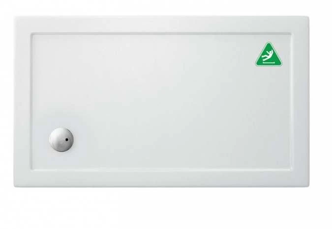 Zamori Anti-Slip Rectangular Shower Tray - 1200 X 700 - Corner Waste - Z1173A 1 Zamori Anti-Slip Rectangular Shower Tray - 1200 X 700 - Corner Waste - Z1173A