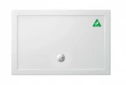 Zamori Anti-Slip Rectangular Shower Tray - 1200 X 800 - Central Waste - Z1175A