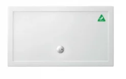 Zamori Anti-Slip Rectangular Shower Tray - 1400 X 800 - Central Waste - Z1177A