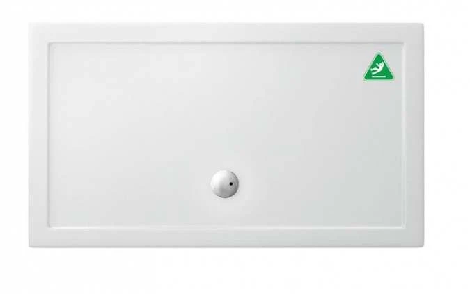 Zamori Anti-Slip Rectangular Shower Tray - 1400 X 800 - Central Waste - Z1177A 1 Zamori Anti-Slip Rectangular Shower Tray - 1400 X 800 - Central Waste - Z1177A