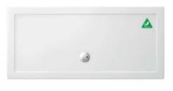 Zamori Anti-Slip Rectangular Shower Tray - 1500 X 700 - Central Waste - Z1179A