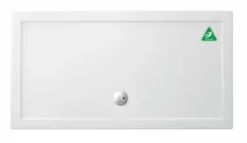 Zamori Anti-Slip Rectangular Shower Tray - 1500 X 800 - Central Waste - Z1181A