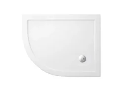 Zamori Offset Quadrant - 1000 X 800 - Left Hand Shower Tray - Z1199