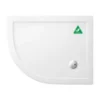 Zamori Anti-Slip Offset Quadrant - 1000 X 800 - Left Hand Shower Tray - Z1199A