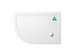 Zamori Anti-Slip Offset Quadrant - 1200 X 800 - Left Hand Shower Tray - Z1201A